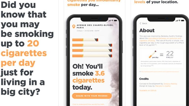 Descubre cuántos cigarrillos fumas al día por la contaminación del lugar donde vives